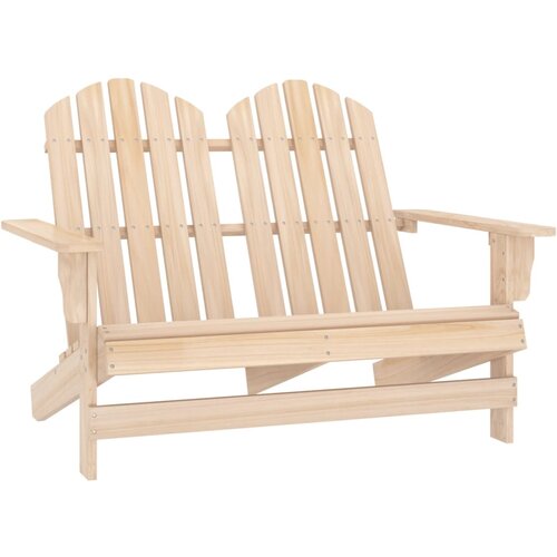 The Living Store Vrtni stol Adirondack za 2 osebi trden les jelke - Vrtni Stol, (21473022) Slike