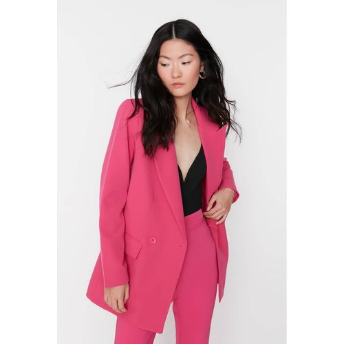 Trendyol Fuchsia Classic Jacket Cene