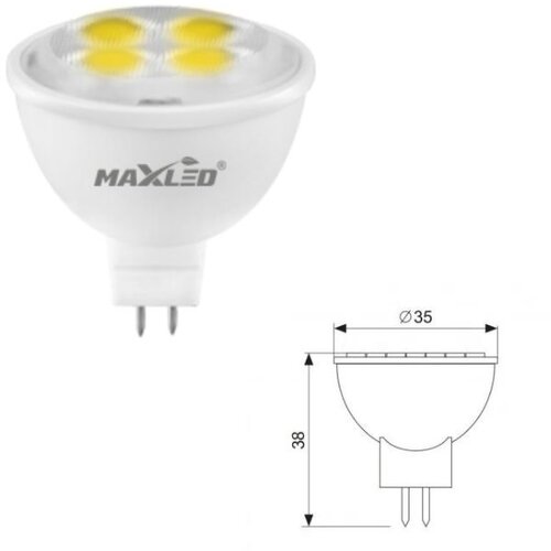  sijalka MR11 3W 12V 4000K Slike
