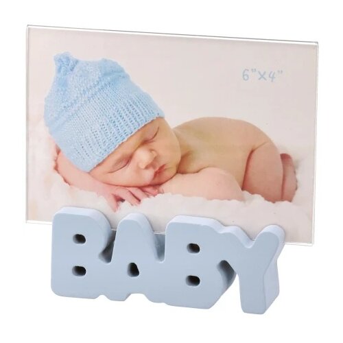Takk Woody, ram za fotografije, drvo, plava, Baby, 10x15cm Slike
