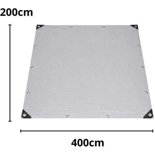  za&amp;scaron;titna cerada 200 x 400 cm - siva Slike