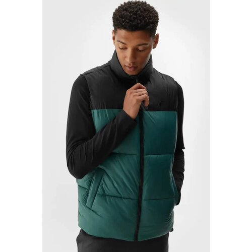 4f Men&amp;#039;s Puffer Vest Green 4FWAW24TVJ Slike