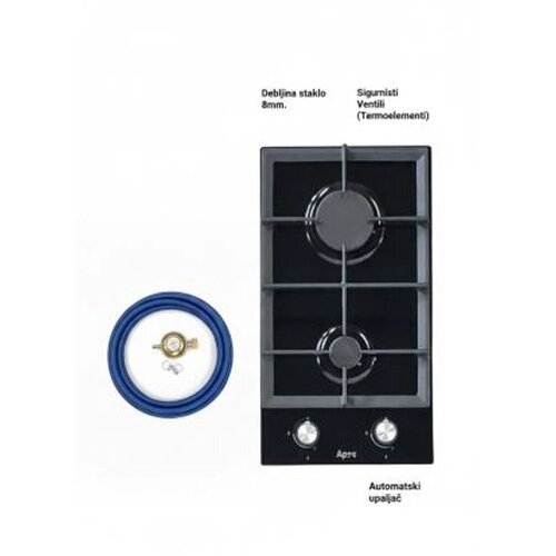 Apex Ugradna ploca sa dve ringle staklo-termoelement+dodaci 476 Cene