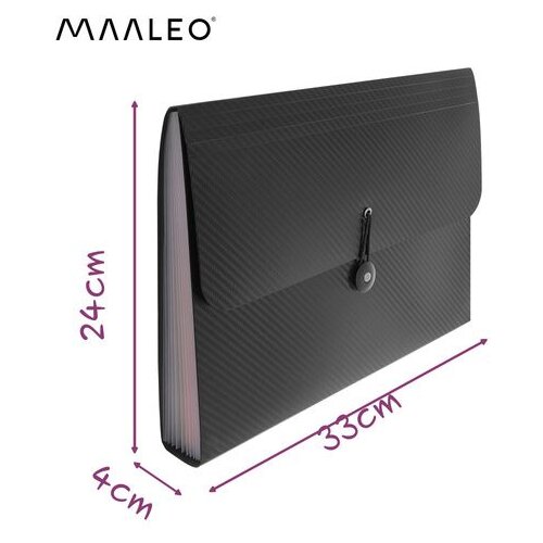 Maaleo mapa za dokumente A4 s 13 pretinaca, crna Slike