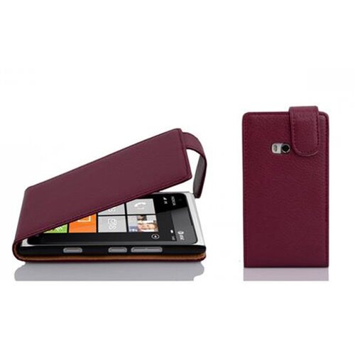 Cadorabo Ohi&scaron;je, združljivo z Nokia Lumia 900 v pastelno vijolično - Za&scaron;čitni ovitek v obliki flipa iz teksturiranega umetnega usnja, (20558793) Cene