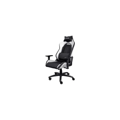 Trust GXT 714W gaming stolica RUYA, crno-bijela, udobna,podesiva, ergonomska, eko materijal