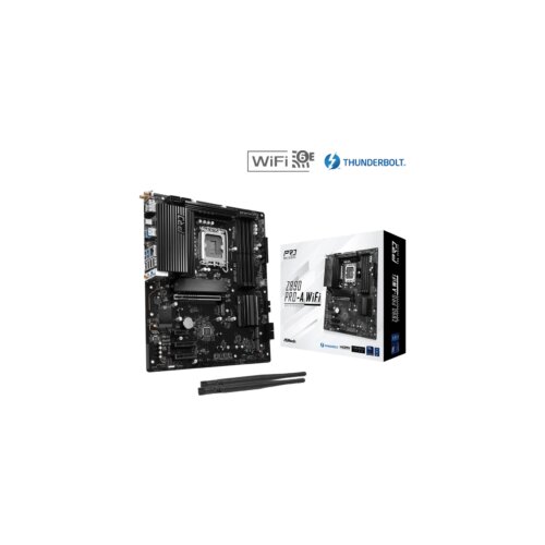 AsRock MB Z890 PRO-A WIFILGA1851, 4xDDR5, 4xM.2, 4xSATAHDMI, DP, Thunderbolt USB4, ATX, RAID Cijene