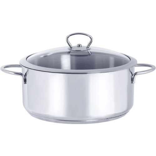 Metalac inox plitka posuda kulinaria 20cm/2,80l Cene