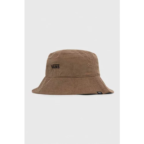 Vans Pamučni šešir boja: smeđa, pamučni