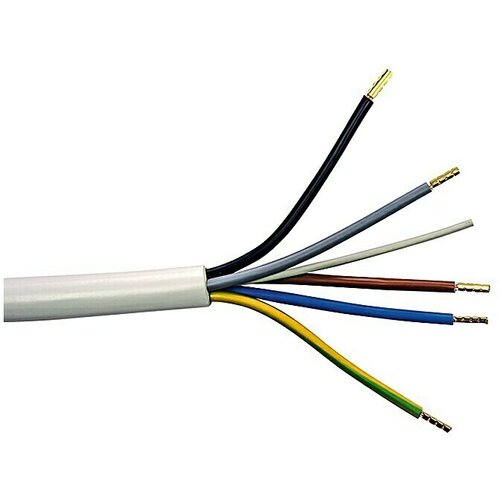 PVC izolirani kabel (H05VV-F5G2,5, 5 m, Bijele boje) Cijene