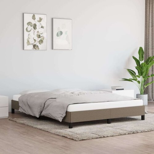  Posteljni okvir taupe 140x190 cm blago, (20723854) Slike