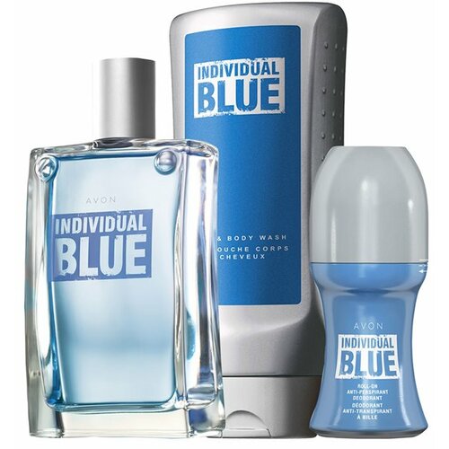 Avon Individual Blue TRIO mirisni set za unikatnog muškarca Slike