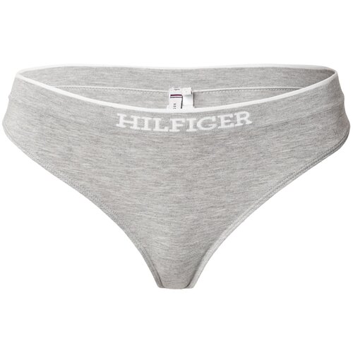 Tommy Hilfiger Underwear Tanga gaćice siva melange / bijela Slike