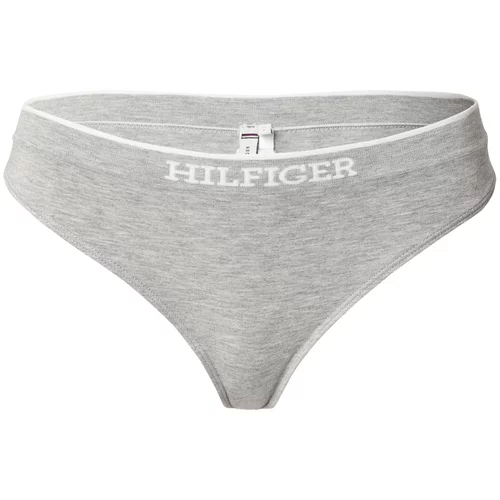 Tommy Hilfiger Underwear Tangice pegasto siva / bela