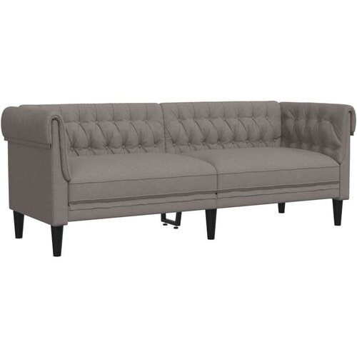 VidaXL 3-dijelni set sofa smeđesivi od tkanine Slike