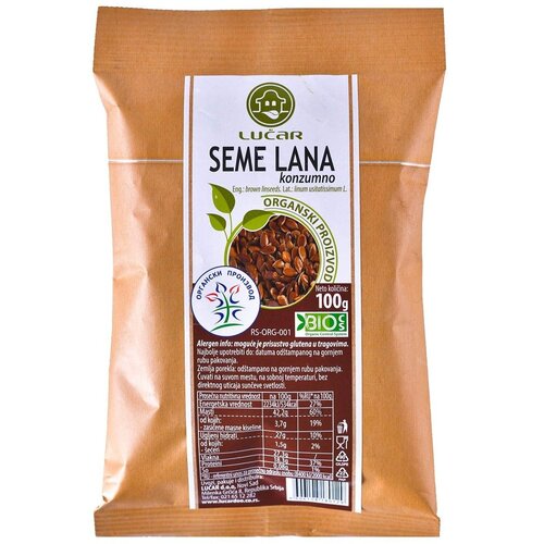 Lucar Laneno seme LUČAR organsko 100g Cene