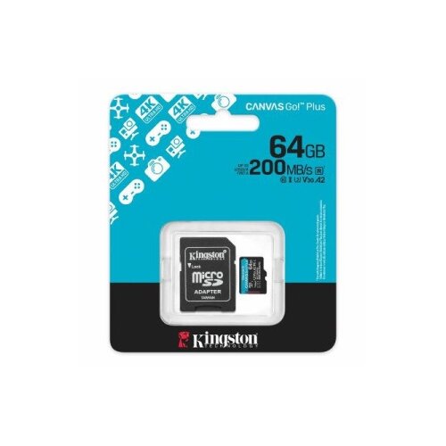 Kingston sdcg4/64gb canvas go plus Micro sd ( 59621 ) Cene