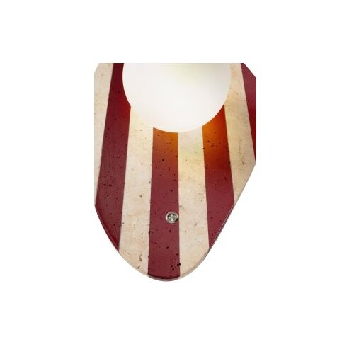 Opviq Zidna lampa Push, bež-crvena Slike