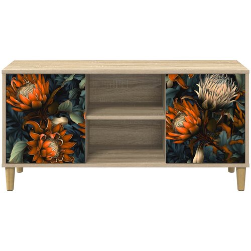  ormar LOCHEM 102 x 33 x 50 cm Sonoma Konstruirano drvo Slike