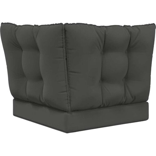  Jastuk za vanjsku sofU 3 pcs Antracit Poliester - Antracit 60 x 60 cm 1x sjedalo +1x naslon +1x bočna strana (2D s bartagom) Slike