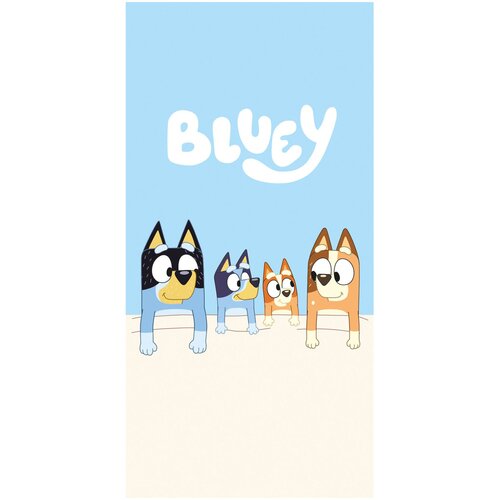 Darymex Plavi/bež pamučan dječji ručnik 70x140 cm Bluey – Cijene
