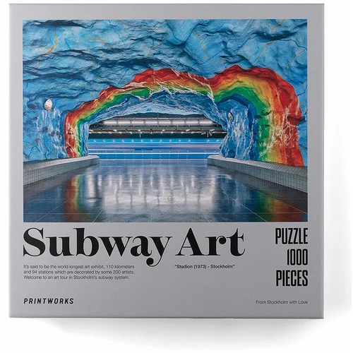 Printworks puzzle Subway Art Rainbow 1000 elementów