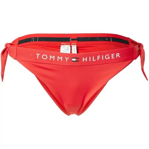 Tommy Hilfiger Bikini hlačke rdeča / bela
