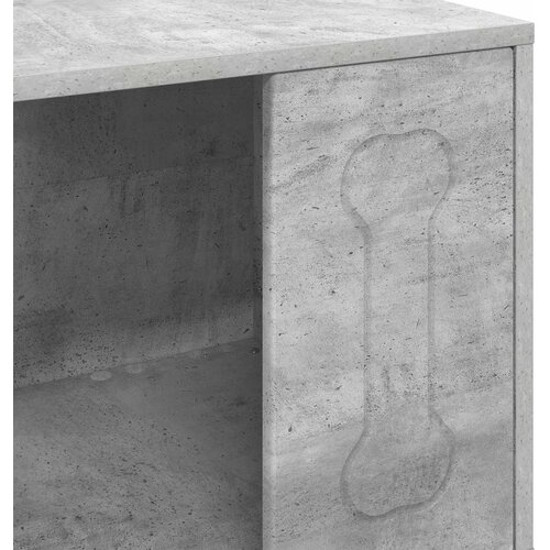  Kućica za pse Beton 44 x 42 x 49 cm Konstruirano drvo Slike