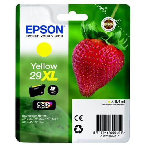 Epson Poškodovana embalaža: kartuša 29 XL Y (C13T29944010) (rumena), original Cene