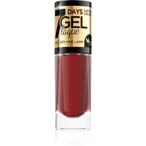 Eveline 7 Days Gel Laque Nail Enamel gel lak za nohte brez uporabe UV/LED lučke odtenek 55 8 ml