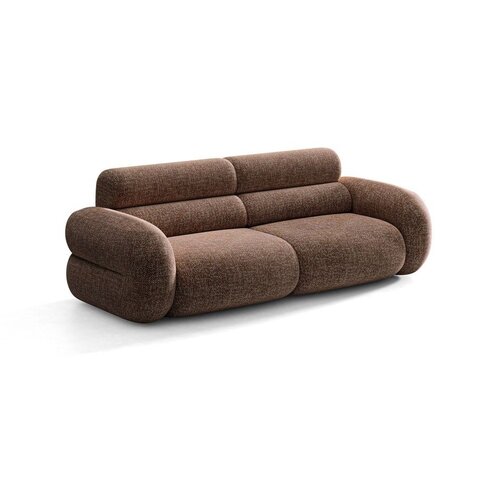 Micadoni Smeđa sofa od šenila 220 cm Neo – Cene