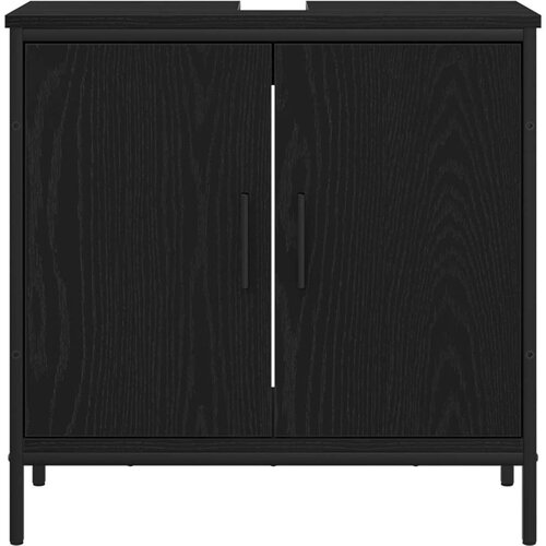 Kabinet za Lavabo - Umivaonik u kupaonici Crni hrast 60x30x60 cm Konstruirano drvo Slike