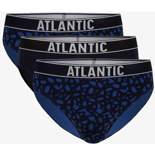 Atlantic classic men&amp;#039;s briefs 3Pack - black/navy blue Slike