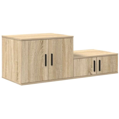 Kabinet za pohranu Sonoma hrast 108x41x40 cm od konstruiranog drva Slike