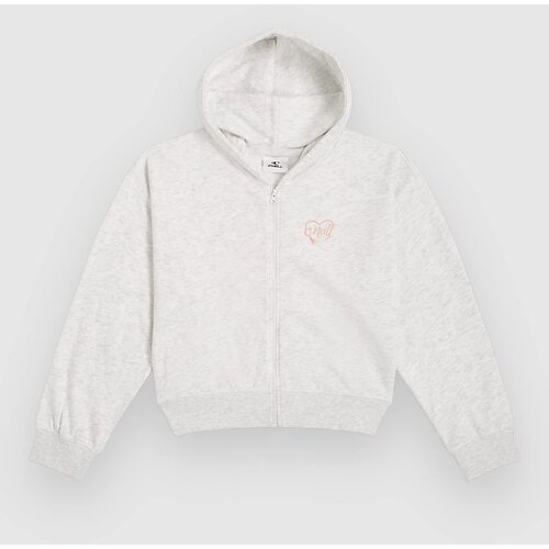 O&amp;#039;neill Script Fz Kids Pulover s kapuco white melange Slike