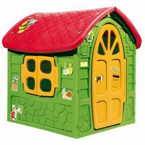 Dohany Toys vrtna igralna hiša zelena/rumena