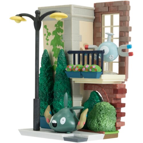 Pokemon set za igru s figuricom 15cm - City street - Magnemite and Trubbish Cijene
