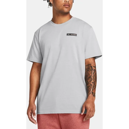 Under Armour T-Shirt UA HW ARMOUR LABEL SS-GRY - Men's