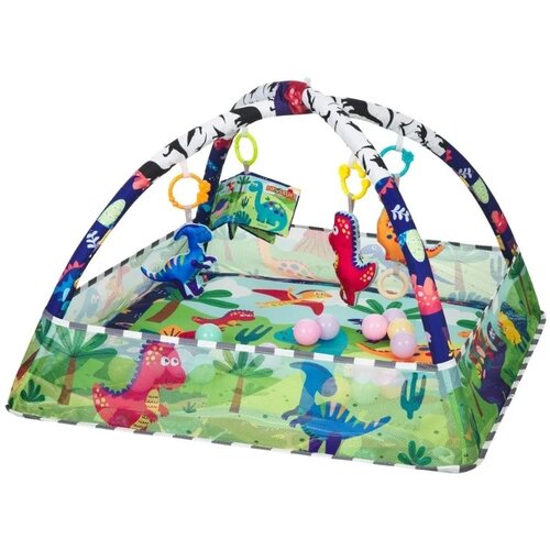 Kikka Boo podloga za bebe sa lopticama Dino Forest Slike