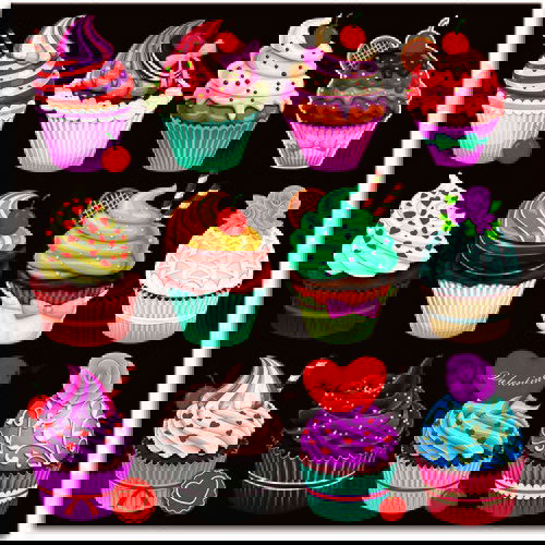 Pintdecor Zidni ukras Cupcake Cijene