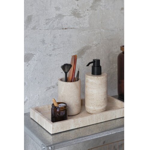 Mette Ditmer Denmark Bež kameni dozator sapuna 250 ml Travertine &amp;ndash; Slike