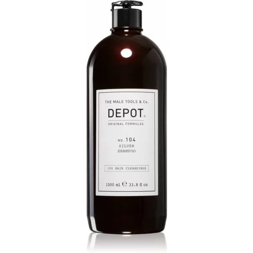 Depot No. 104 Silver Shampoo šampon za zaščito barve 1000 ml