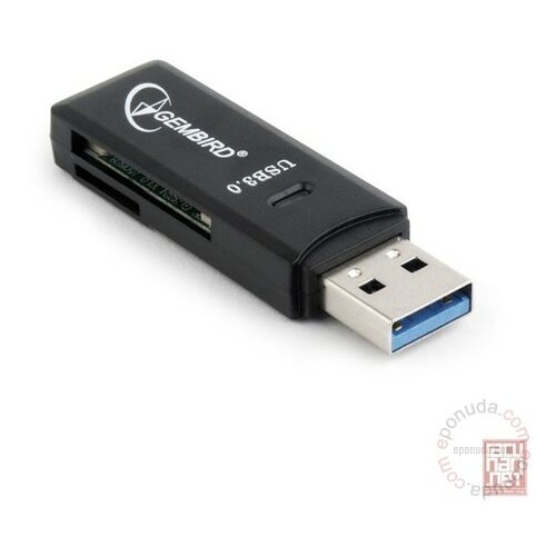 Gembird UHB-CR3-01, Compact USB3.0 SD čitač memorijskih kartica Cene