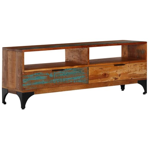 The Living Store TV omarica 118x35x45 cm iz trdnega predelanega lesa - TV Stojalo, (21374517) Slike
