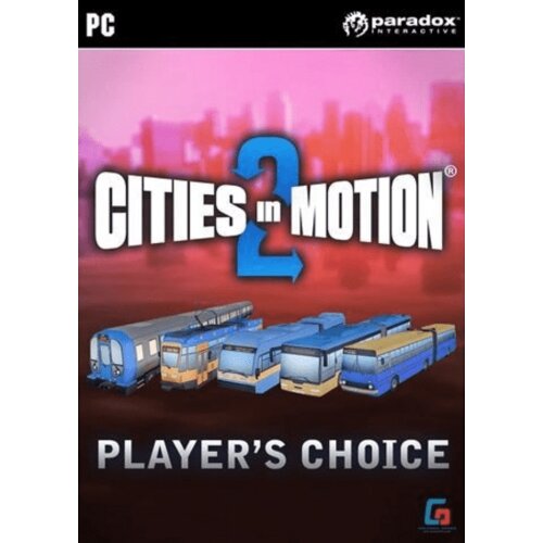 Steam Cities in Motion 2: Players Choice Vehicle Pack (DLC) (PC) Key GLOBAL Cene