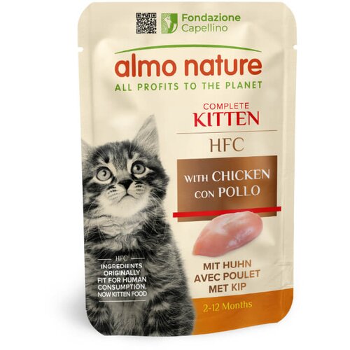 Almo Nature HFC Complete Kitten - piščanec 55 g Cene