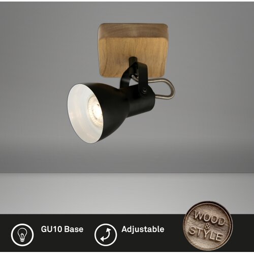 BRILONER 2902-015 - spot svetiljka spot 1xGU10/35W/230V8 kaučukovo drvo Slike