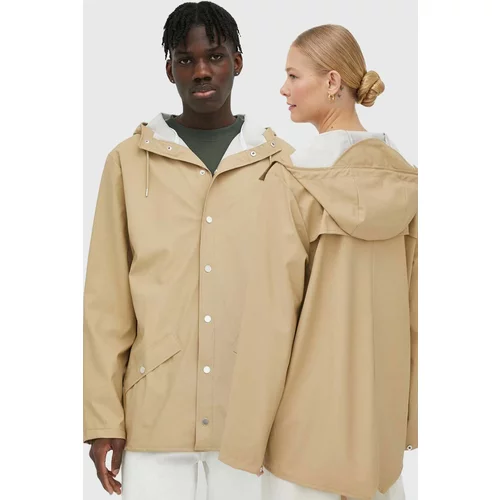 Rains Kišna jakna 12010 Jacket boja: bež, za prijelazno razdoblje