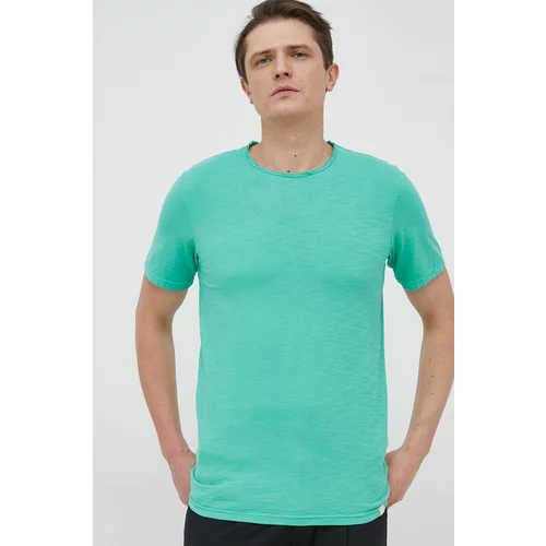United Colors Of Benetton Pamučna majica boja: zelena, jednobojni model