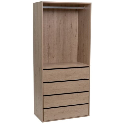 Casa Selección Odprta modularna garderobna omara v hrastovem dekorju 80x180x45 cm Modular – Cene